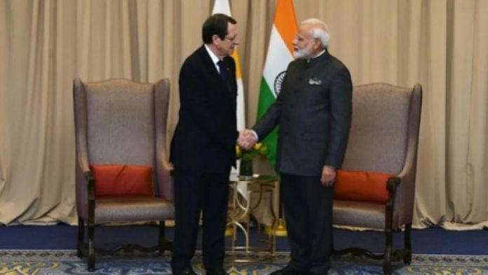 पीएम मोदी साइप्रस के दौरे पर