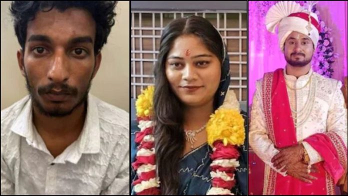 इंदौर राजा रघुवंशी की हत्या में पत्नी सोनम और प्रेमी राज कुशवाहा