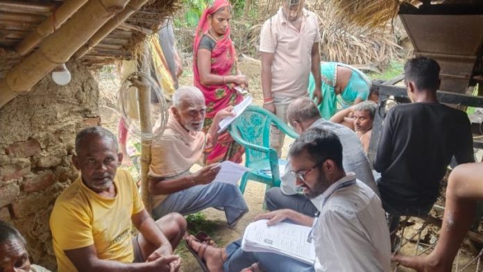 बिहार में तेजी से चल रहा मतदाता सूची पुनरीक्षण का अभियान