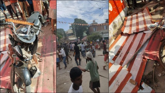 मुहर्रम जुलूस के नाम पर बिहार के कटिहार में महाबीर मंदिर और लोगों पर पथराव