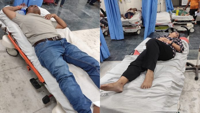 घायल पत्रकारों का दिल्ली के जीटीवी अस्पताल में कराया गया इलाज