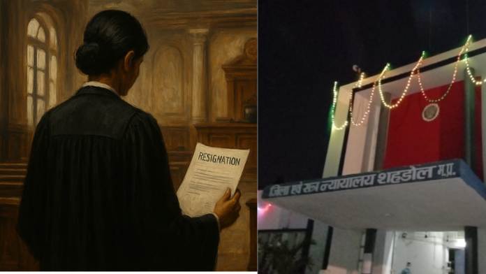 एमपी महिला जिला जज का इस्तीफा