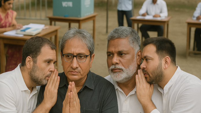 राहुल गाँधी, रवीश कुमार, पप्पू यादव, तेजस्वी यादव