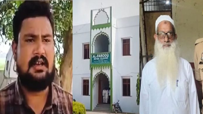 अखंड प्रताप सिंह (बाएँ) की शिकायत पर जेल भेजा गया शब्बीर अहमद