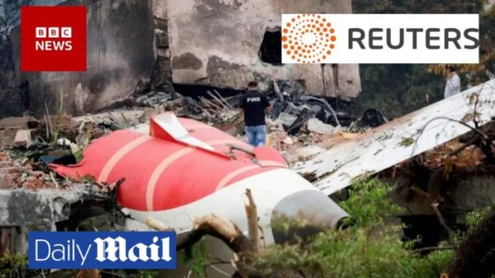 अहमदाबाद क्रैश विदेशी मीडिया