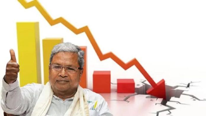 कर्नाटक की कॉन्ग्रेस सरकार ने राज्य को कर्जे के बोझ तले दबाया