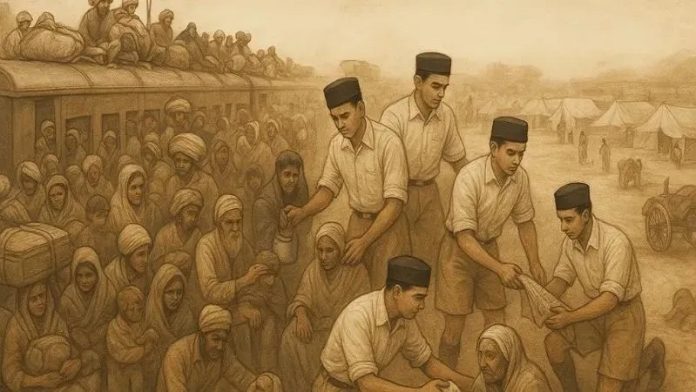 भारत विभाजन के वक्त RSS के कार्य