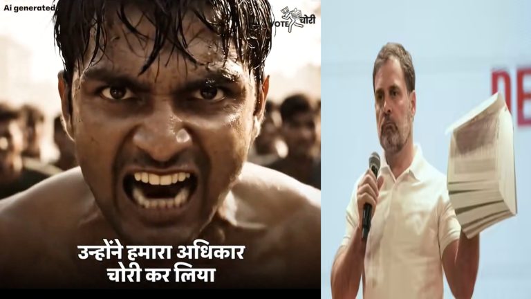 ‘हम जिंदा हैं तब भी हमें मार दिया, हमारा वोट चोरी कर लिया’: AI वीडियो से SIR पर प्रोपेगेंडा फैला रही थी कॉन्ग्रेस, चुनाव आयोग ने कहा- बिहार के लोगों को न करें गुमराह