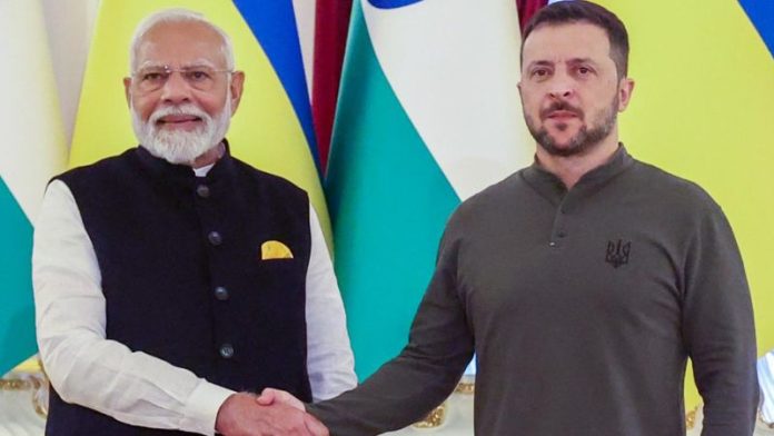 पीएम मोदी जेलेंस्की