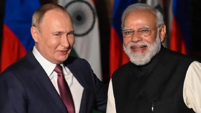 व्लादिमीर पुतिन, नरेंद्र मोदी