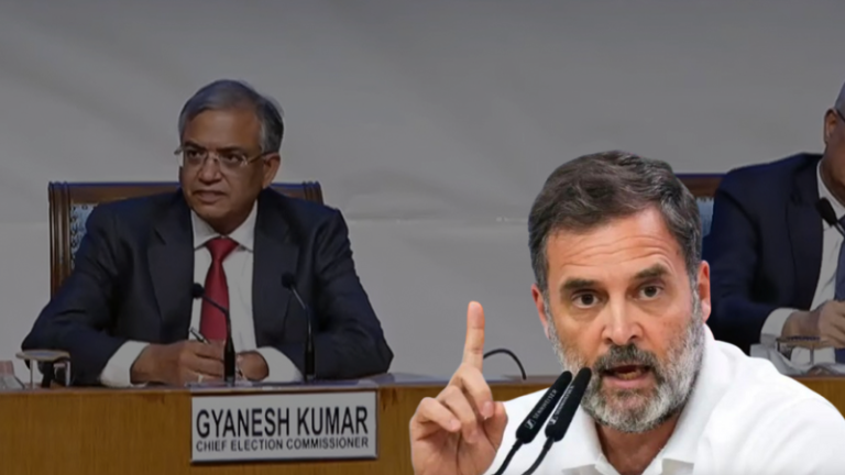 7 दिनों में हलफनामा दें या माफी माँगें…चुनाव आयोग ने राहुल गाँधी के दावों की खोल दी पोल: CEC ने बिहार SIR में गड़बड़ी से लेकर 0 मकान नंबर तक आरोपों की बताई सच्चाई