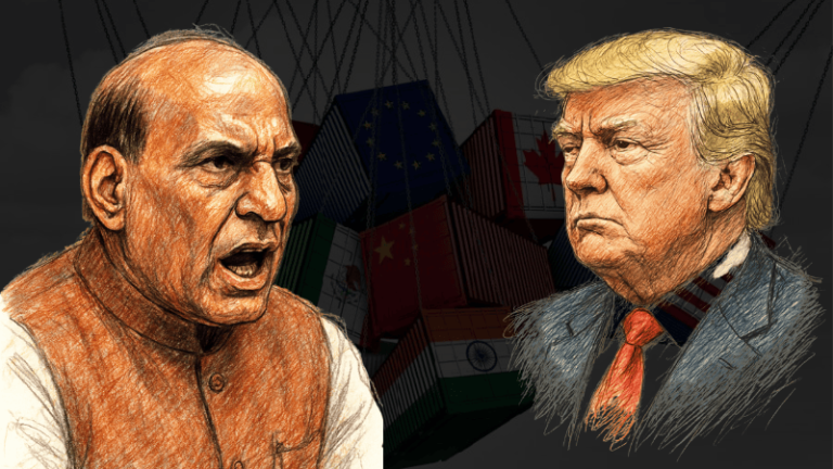 ‘खुद को बॉस समझने वाले अर्थव्यवस्था करना चाहते हैं बर्बाद’…राजनाथ सिंह ने टैरिफ वॉर पर ट्रंप को सुनाई खरी-खरी: कहा – भारत को आगे बढ़ने से कोई नहीं रोक सकता