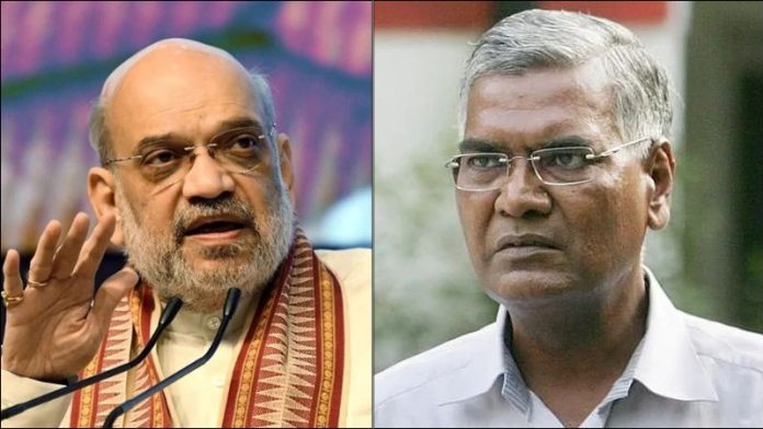 अमित शाह CPI नेता डी राजा नक्सली प्रस्ताव
