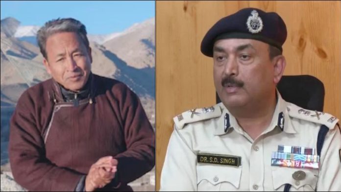 लद्दाख हिंसा सोनम वांगचुक डीजीपी