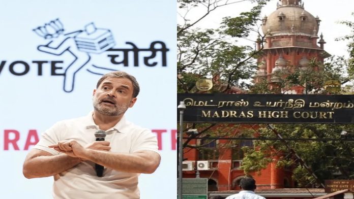 राहुल गाँधी, मद्रास हाई कोर्ट