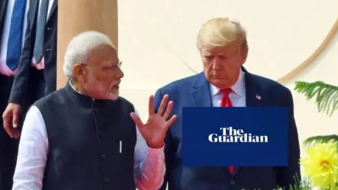 मोदी ट्रंप The Guardian