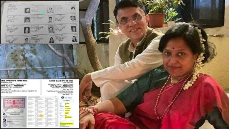 पहले पवन खेड़ा, अब पत्नी कोटा नीलिमा के मिले दो वोटर कार्ड: BJP ने कहा- कॉन्ग्रेस कर रही असली ‘वोट चोरी’