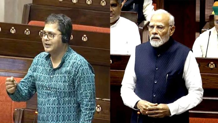 साकेत गोखले और नरेंद्र मोदी