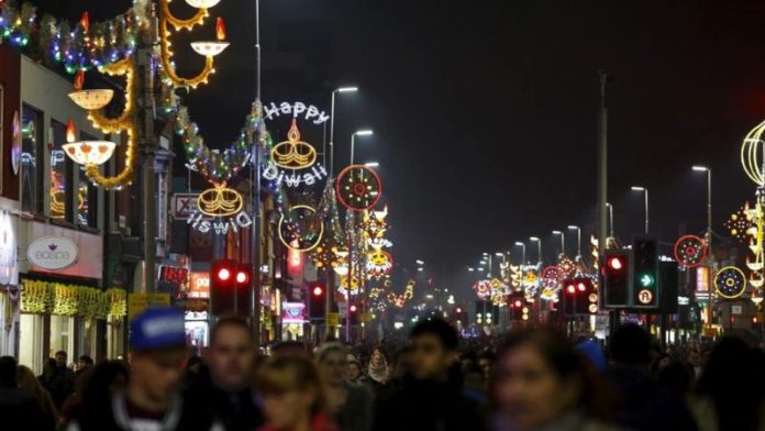 ब्रिटेन लीसेस्टर दीवाली