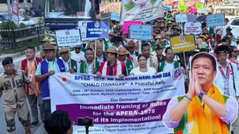 ‘अरुणाचल प्रदेश में धर्मांतरण विरोधी कानून जल्द हो लागू’: नॉर्थ-ईस्ट की जनजातियों की रैली से भड़के ईसाई, क्यों अपने ही घर में अल्पसंख्यक हो रहे ‘डोनी पोलो’ को पूजने वाले