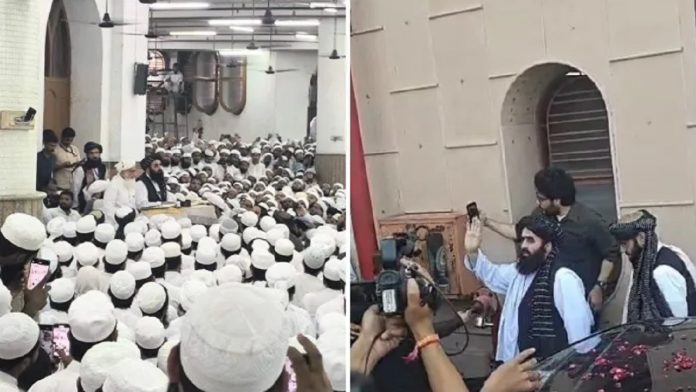 तालिबान सरकार के अफगानिस्तान के विदेश मंत्री अमीर खान मुत्ताकी ने यूपी में दारुल उलूम देवबंद का किया दौरा