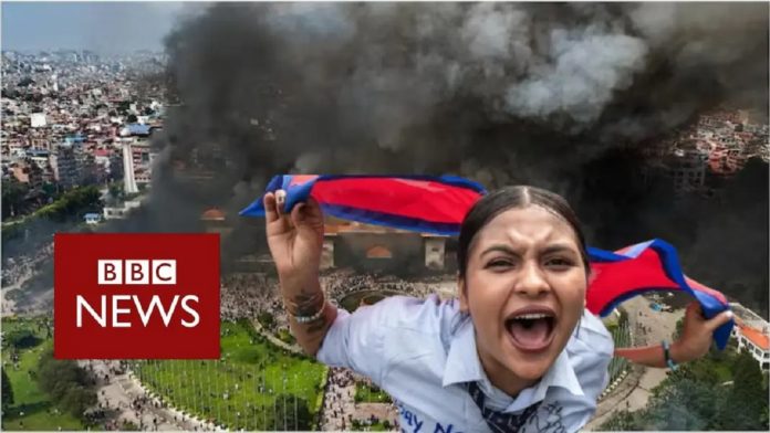 बीबीसी भारत में भी नेपाल की तरह फैलाना चाहता है जेन-जी में हिंसा