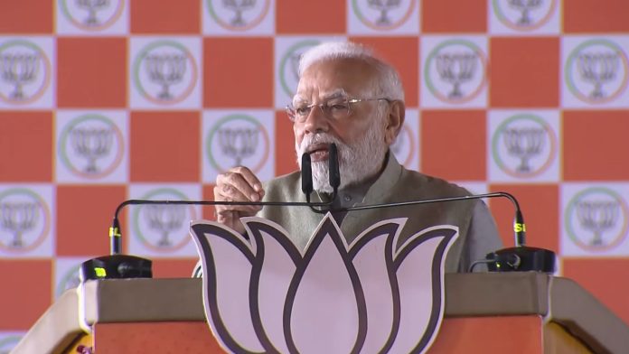 बिहार के छपरा में पीएम मोदी
