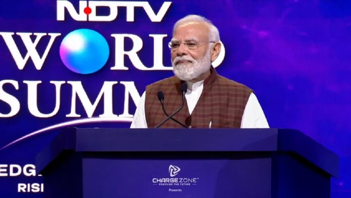NDTV वर्ल्ड समिट में पीएम मोदी