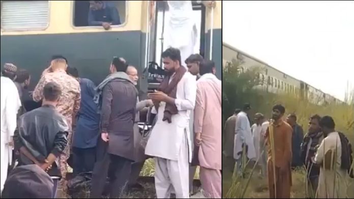 बलूच आर्मी जाफर एक्सप्रेस ट्रेन IED उड़ाया