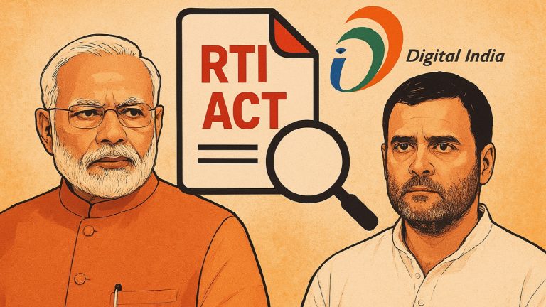मोदी सरकार में कमजोर नहीं ‘मजबूत’ हुआ है RTI का अधिकार, डिस्पोजल रेट 95% तक पहुँचा: CIC की रिपोर्ट से जानें आँकड़े, समझें डिजिटल इंडिया ने कैसे बढ़ाई पारदर्शिता