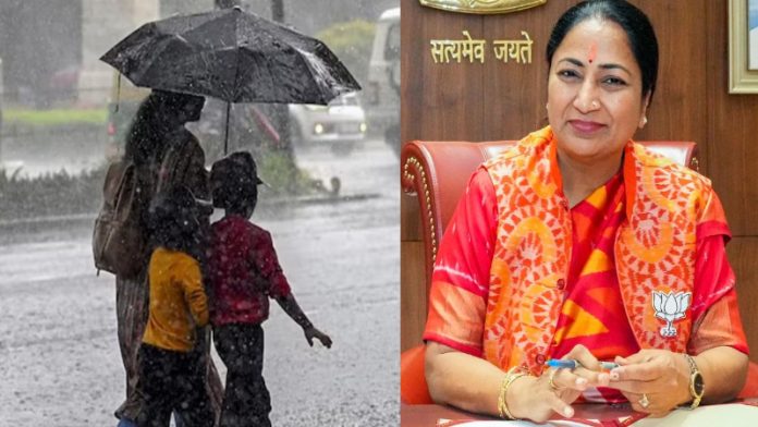 रेखा गुप्ता कृत्रिम वर्षा