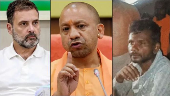 हरिओम वाल्मीकि हत्या राहुल गाँधी योगी कार्रवाई संतुष्ट