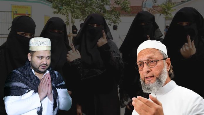 तेजस्वी यादव और AIMIM प्रमुख ओवैसी