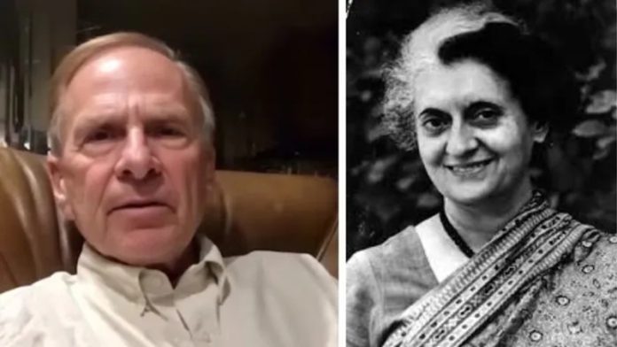 CIA अधिकारी रिचर्ड बार्लो इंदिरा गाँधी
