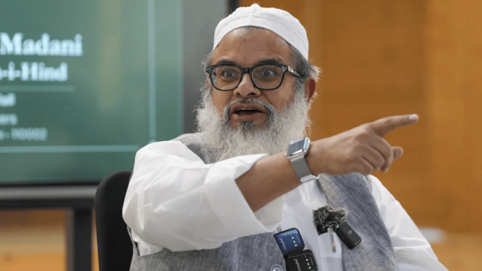 जमीअत उलेमा-ए-हिंद के अध्यक्ष मौलाना महमूद मदनी (फोटो साभार: इंडिया टीवी)