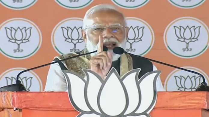 पीएम मोदी बेतिया संबोधन