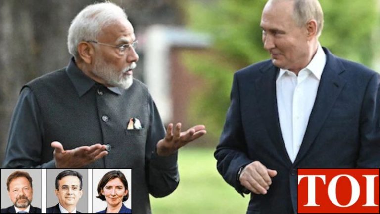 पुतिन के भारत दौरे से पहले यूरोप का प्रोपेगेंडा, UK-फ्रांस-जर्मनी के राजदूतों ने TOI में लिखा ‘ज्ञान बाँटू’ लेख: भारत ने दिखाए कड़े तेवर, कहा- ‘हमारी विदेश नीति हम तय करेंगे’