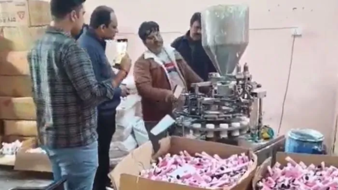 नकली बेटनोवेट-सी बनाने वाली फैक्ट्री का भंडाफोड़