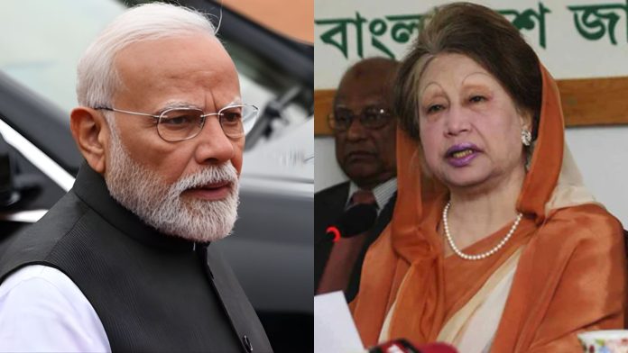 पीएम मोदी और खालिदा जिया