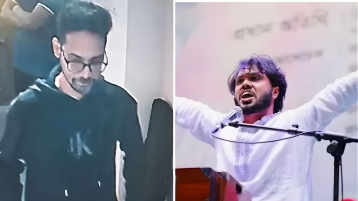 फैसल मसूद (बाएँ) और उस्मान हादी (दाएँ)