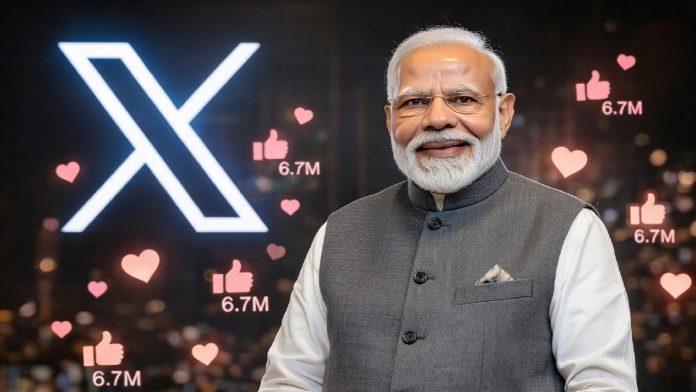 पीएम मोदी की एक्स पर धूम