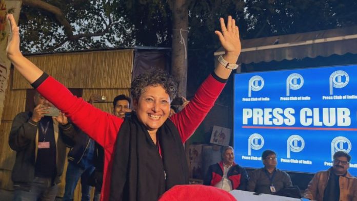 प्रेस क्लब अध्यक्ष संगीता बरुआ