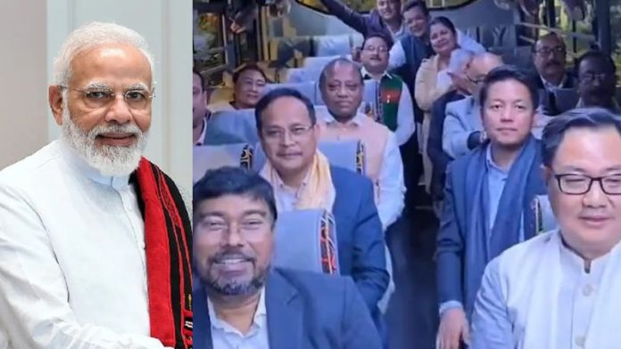 पीएम आवास NDA डिनर