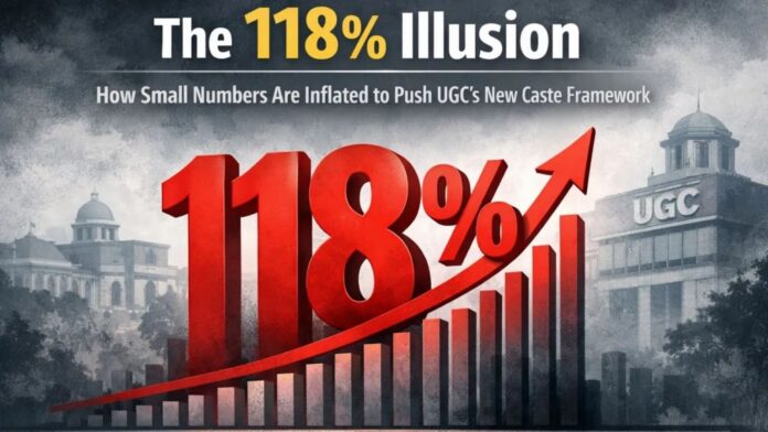 जातिगत भेदभाव में 118% की बढ़ोतरी