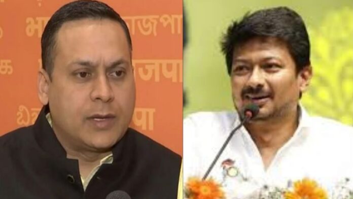 बीजेपी नेता अमित मालवीय उदयनिधि स्टालिन