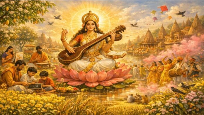 बसंत पंचमी सरस्वती पूजा