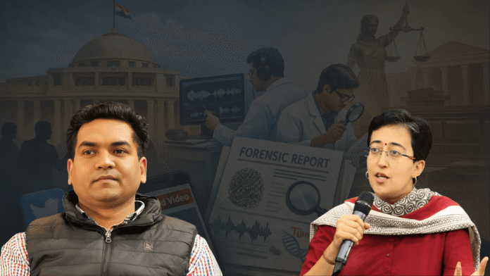 दिल्ली के मंत्री कपिल मिश्रा और AAP विधायक आतिशी