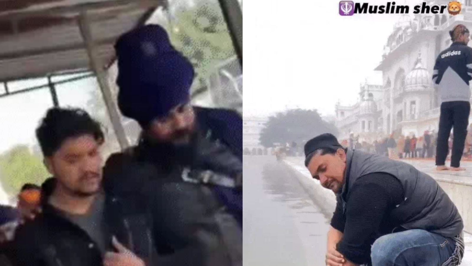 Subhan Rangrez मुस्लिम रंगरेज में स्वर्ण मंदिर सरोवर में कुल्ला किया, गाजियाबाद से ...