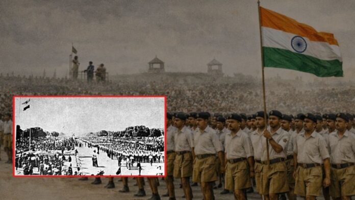 1963 की गणतंत्र दिवस परेड में शामिल हुए RSS के स्वयंसेवक