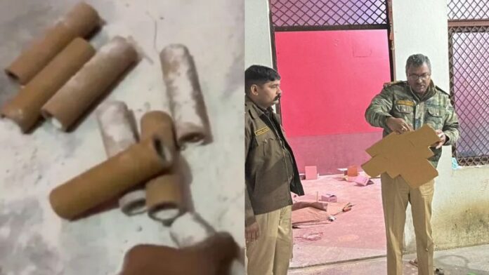 हापुड़ मकान अवैध पटाखा फैक्ट्री